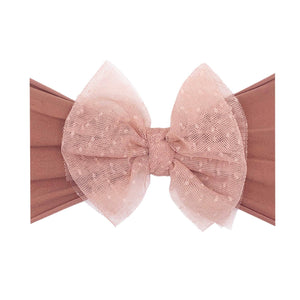 Baby Bling Bows - TULLE FAB: putty