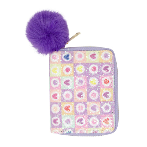 Tiny Treats and ZOMI GEMS - Glitter Hearts Wallet - Lulu Bella Boutique
