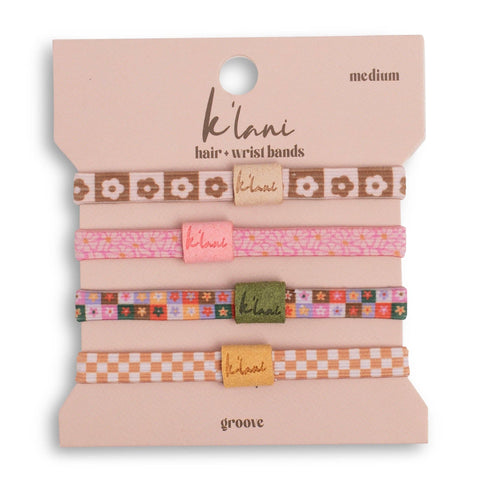 Groove - Hair + Wrist Band: Medium