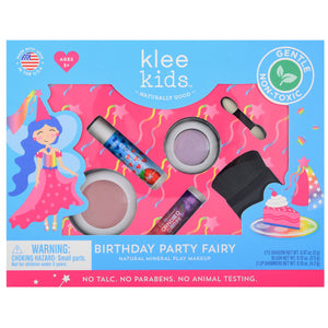 NEW! Birthday Party Fairy - Klee Kids Play Makeup 4-PC Kit: Birthday Party Fairy