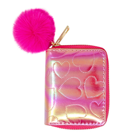 Tiny Treats and ZOMI GEMS - Shiny Dotted Heart Wallet - Lulu Bella Boutique