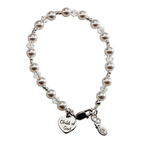 Cherished Moments - I Am A Child Of God Bracelet Communion Gift - Lulu Bella Boutique