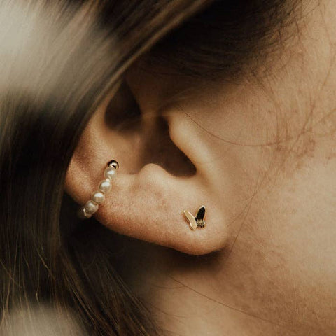 Mauve Jewelry Co. - Butterfly Mini Studs - Lulu Bella Boutique