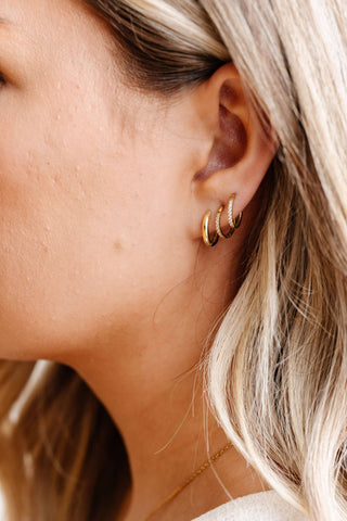 Shop ANDi - 14mm Fundamental Gold Hoops - Hypoallergenic - Lulu Bella Boutique