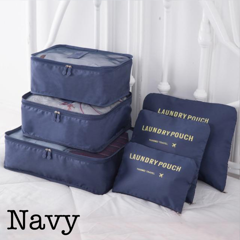 Threaded Pear - 6 Piece Travel Organizer - Lulu Bella Boutique
