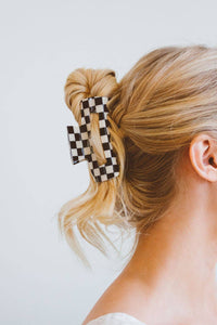 Shop ANDi - Rad Checkered Claw Clip