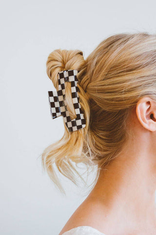 Shop ANDi - Rad Checkered Claw Clip - Lulu Bella Boutique