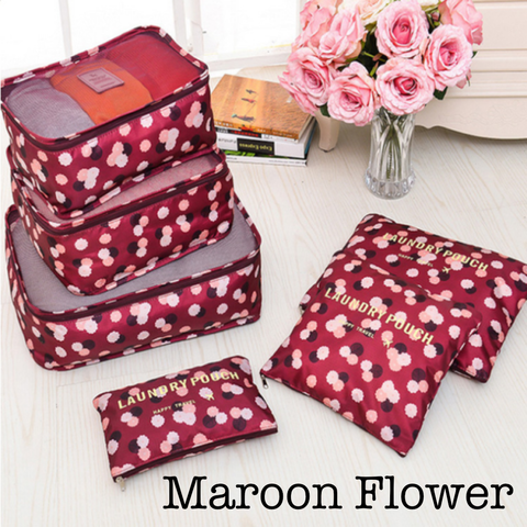 Threaded Pear - 6 Piece Travel Organizer - Lulu Bella Boutique