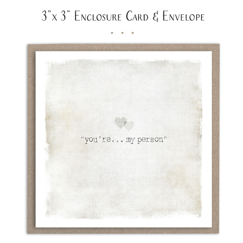 Susan Case Designs - You're My Person Mini Card - Lulu Bella Boutique