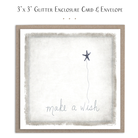 Make A Wish Mini Card: Glitter