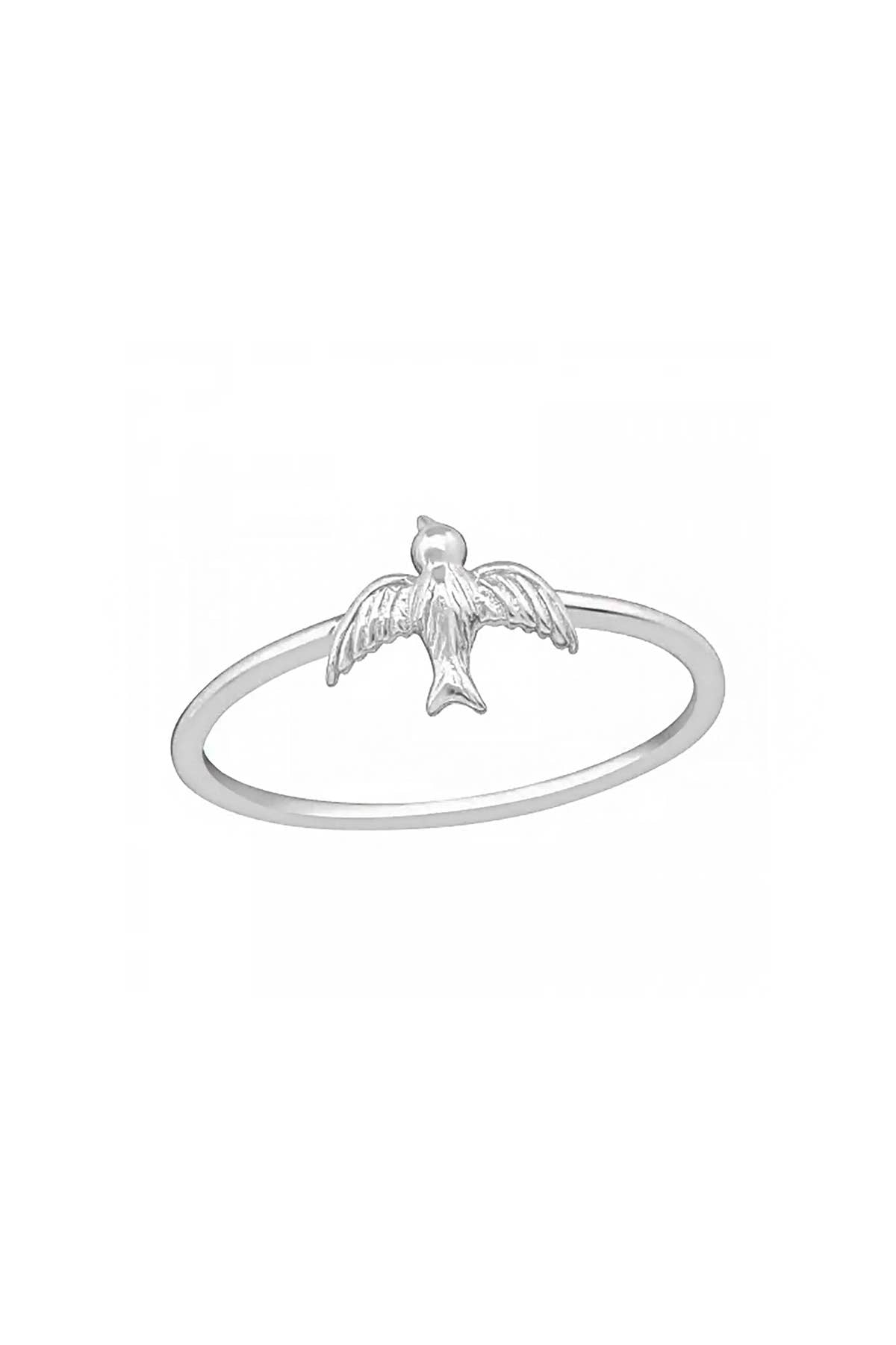 Zoey Simmons - Sterling Silver Swallow Ring - SS