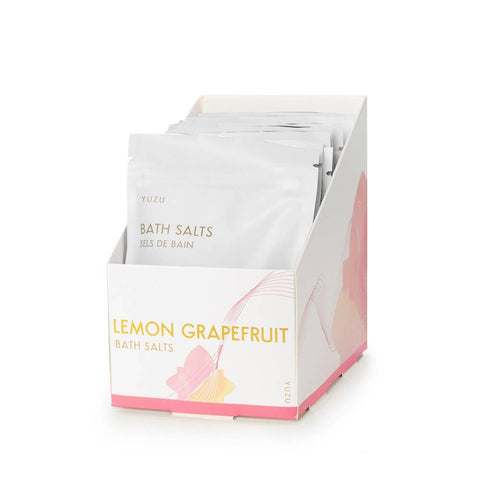 Lemon Grapefruit Mini Packet Bath Salts (3oz)