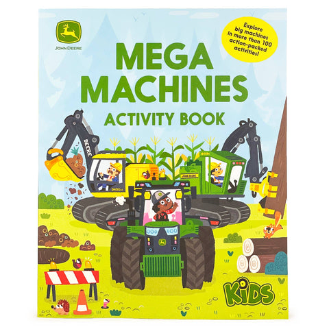 John Deere Kids Mega Machines Activity Book - Lulu Bella Boutique