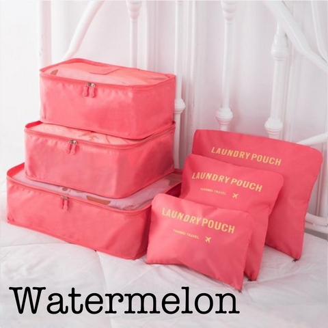 Threaded Pear - 6 Piece Travel Organizer - Lulu Bella Boutique
