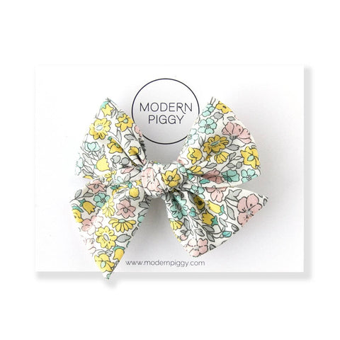 Modern Piggy - Meadow | Oversized Hand-tied Bow - Lulu Bella Boutique