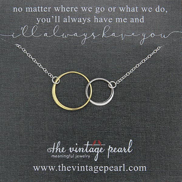 The Vintage Pearl - I’ll Always Have You Necklace (sterling silver & gold)