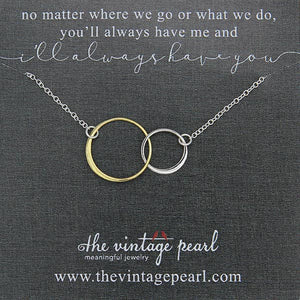 The Vintage Pearl - I’ll Always Have You Necklace (sterling silver & gold)