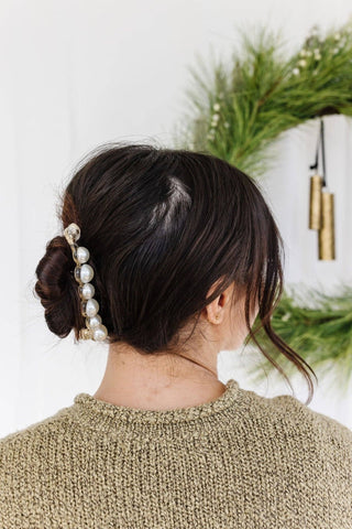 Shop ANDi - Pearl Banana Clip - Lulu Bella Boutique