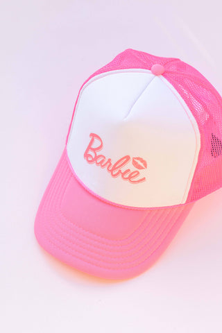 Space 46 Wholesale - Barbie Foam Mesh Trucker Hat Cap - Lulu Bella Boutique