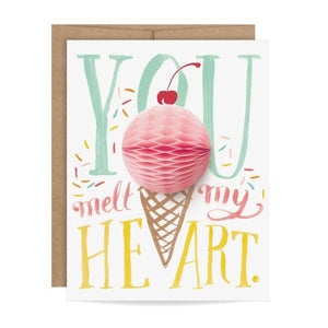 Inklings Paperie - Pop-up Ice Cream Birthday Thank You Card