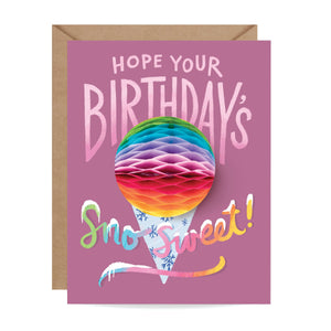 Inklings Paperie - Pop-up Sno cone Birthday Card - Lulu Bella Boutique