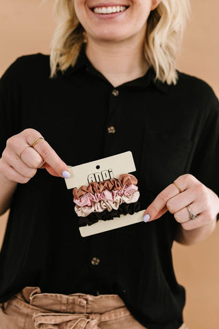 Shop ANDi - Satin Everyday Scrunchie Pack - Lulu Bella Boutique