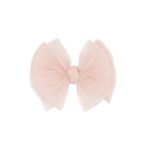 TULLE FAB® CLIP: pleated rose quartz