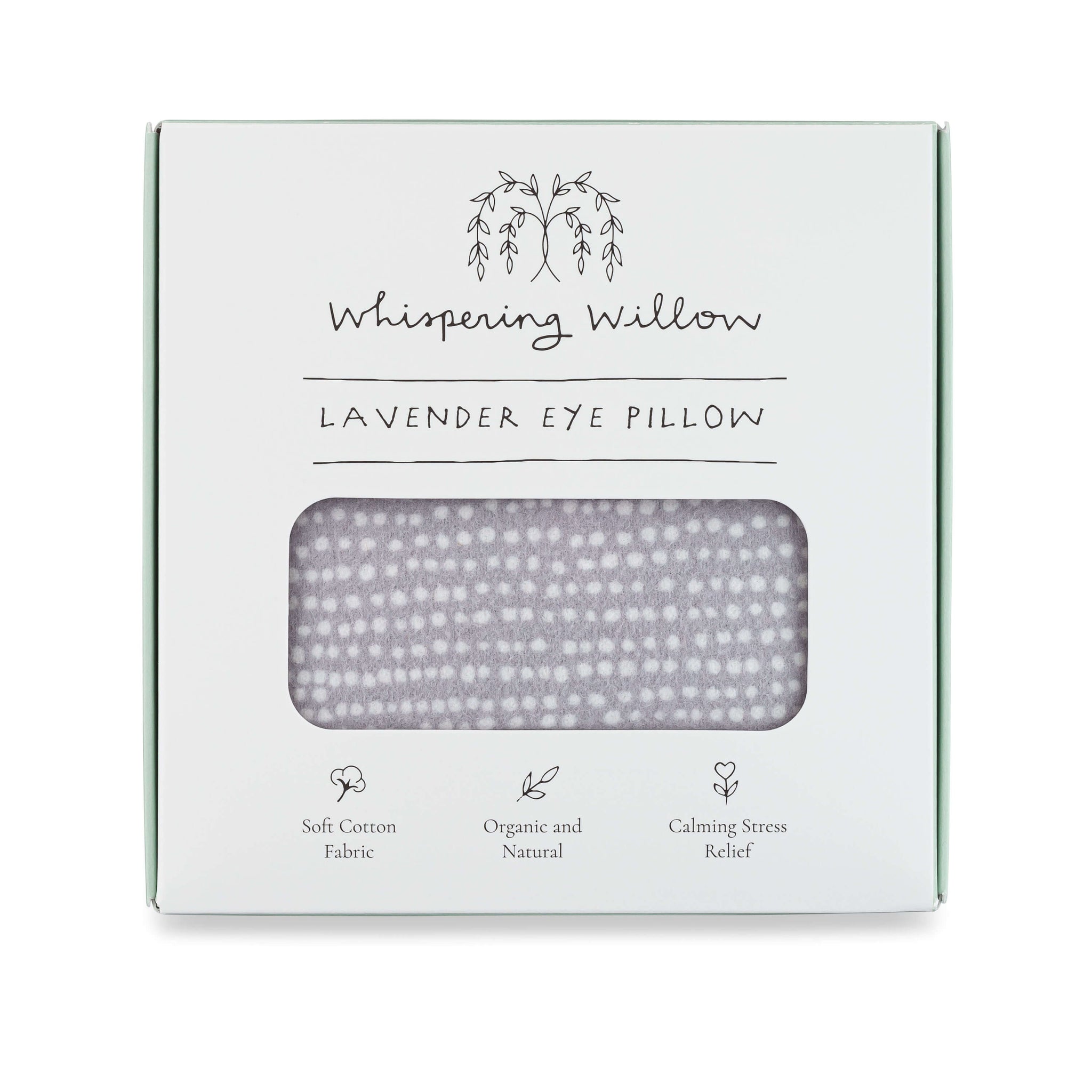 Eye Pillow, Lavender - Tranquil Gray - Boxed - Lulu Bella Boutique