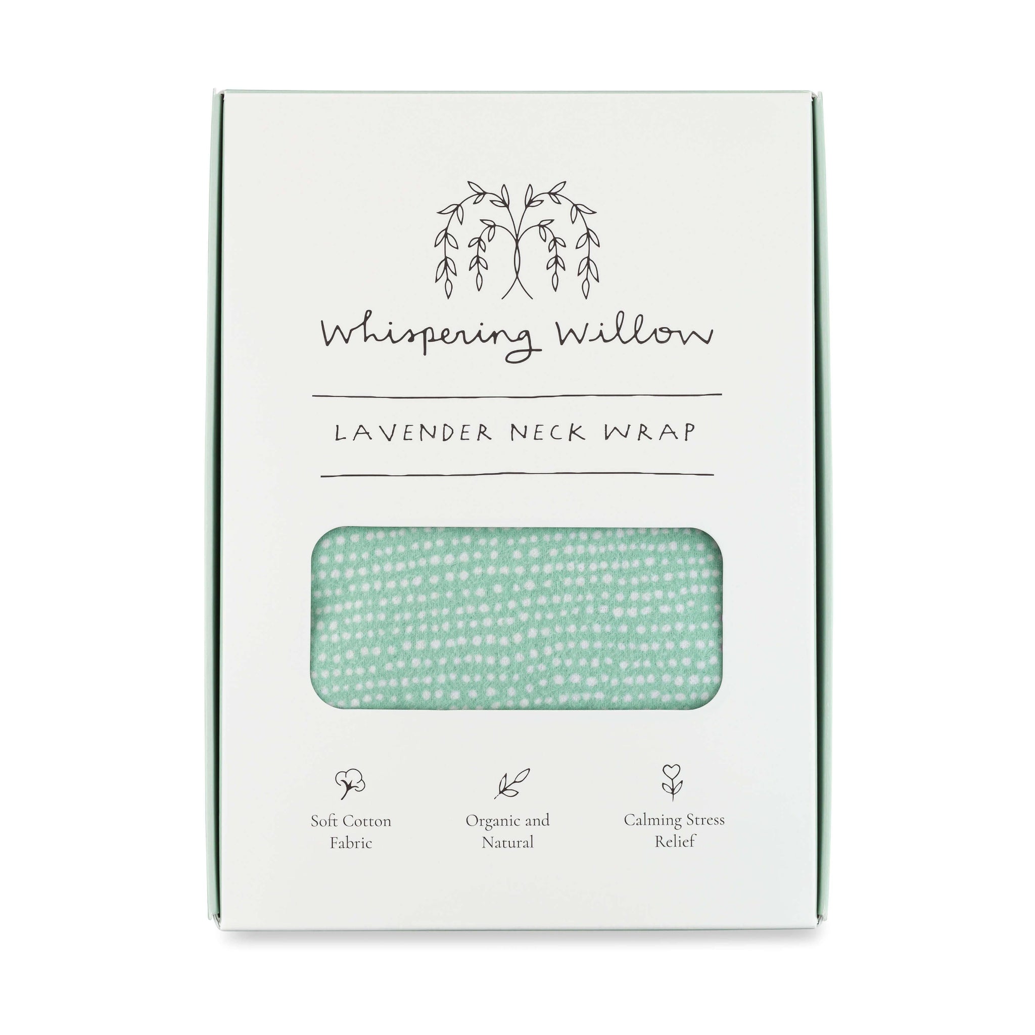 Whispering Willow - Neck Wrap, Lavender - Cool Mint - Boxed