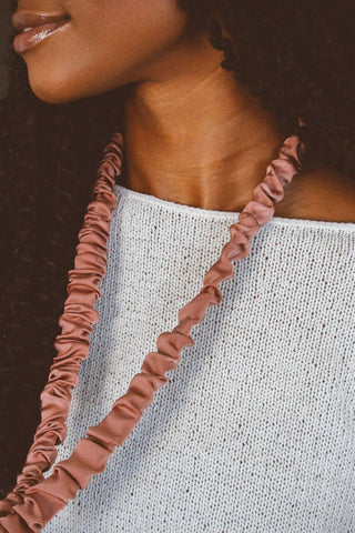 Dusty Rose Luxe Lanyard