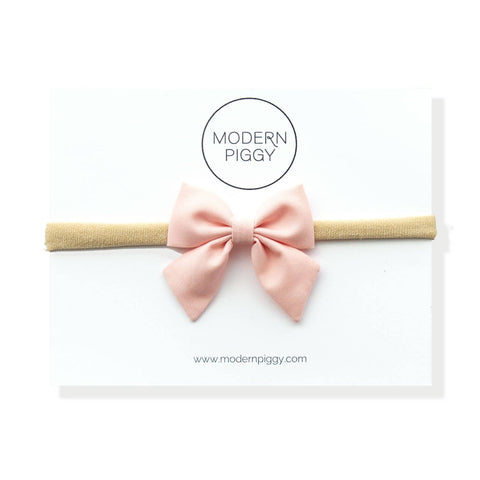 Candy Pink | Mini Piggy Bow - Lulu Bella Boutique