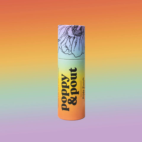 Poppy & Pout - PRE-ORDER, Vegan Lip Balm, Pride Punch - Lulu Bella Boutique