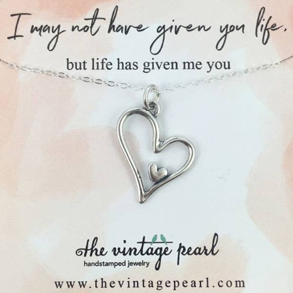 The Vintage Pearl - Life Has Given Me You Necklace (sterling silver)