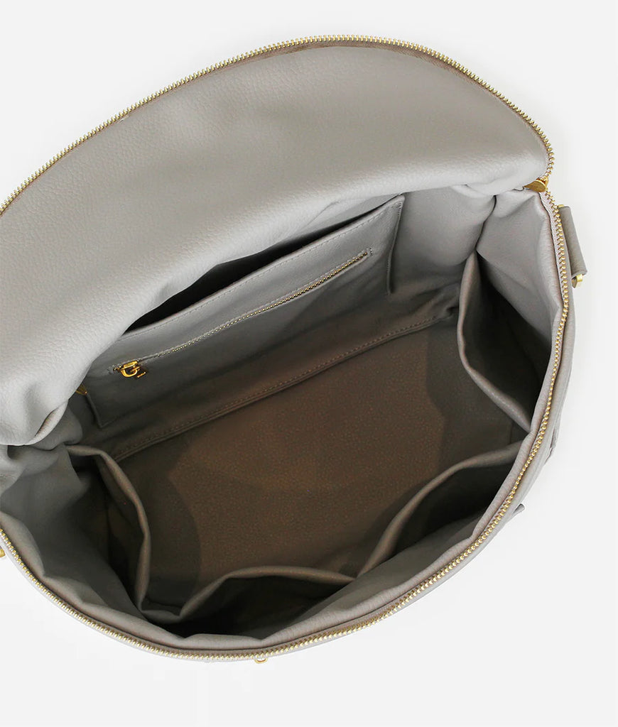 The Original Diaper Bag in Gray | Lulu Bella Boutique display picture 1