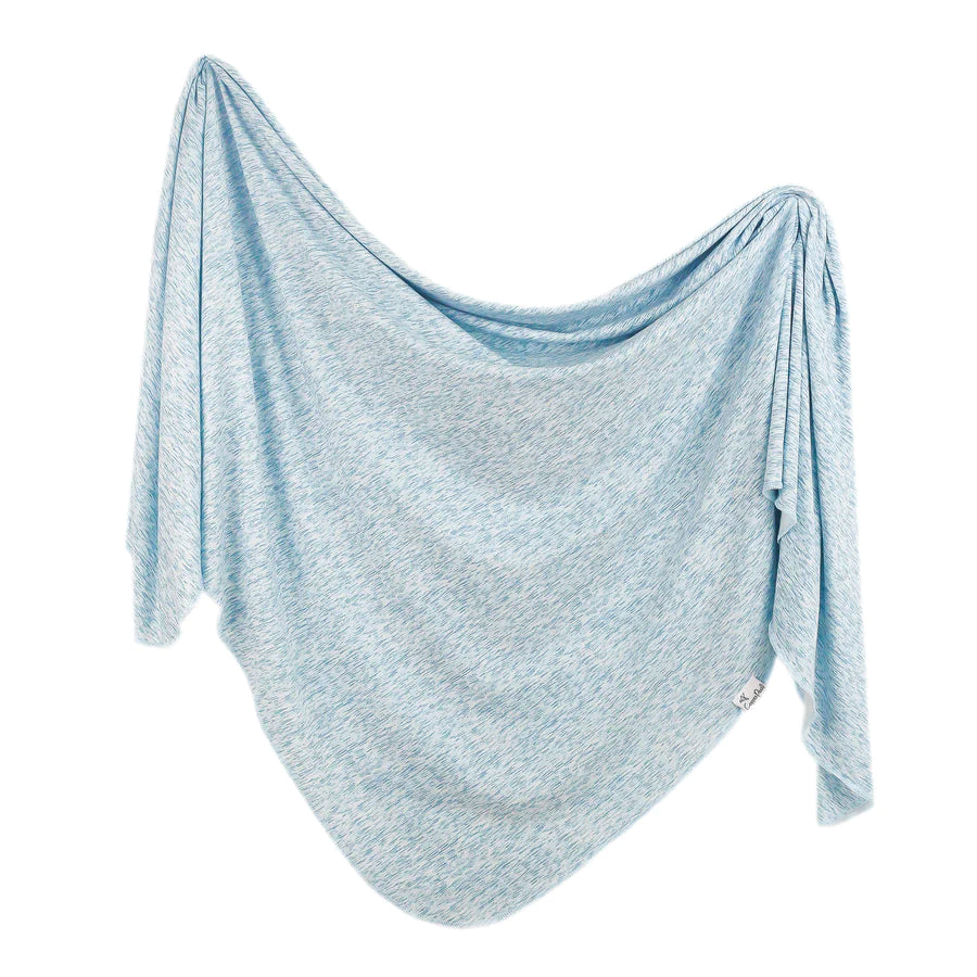 Knit Swaddle Blanket in Lennon - Lulu Bella Boutique