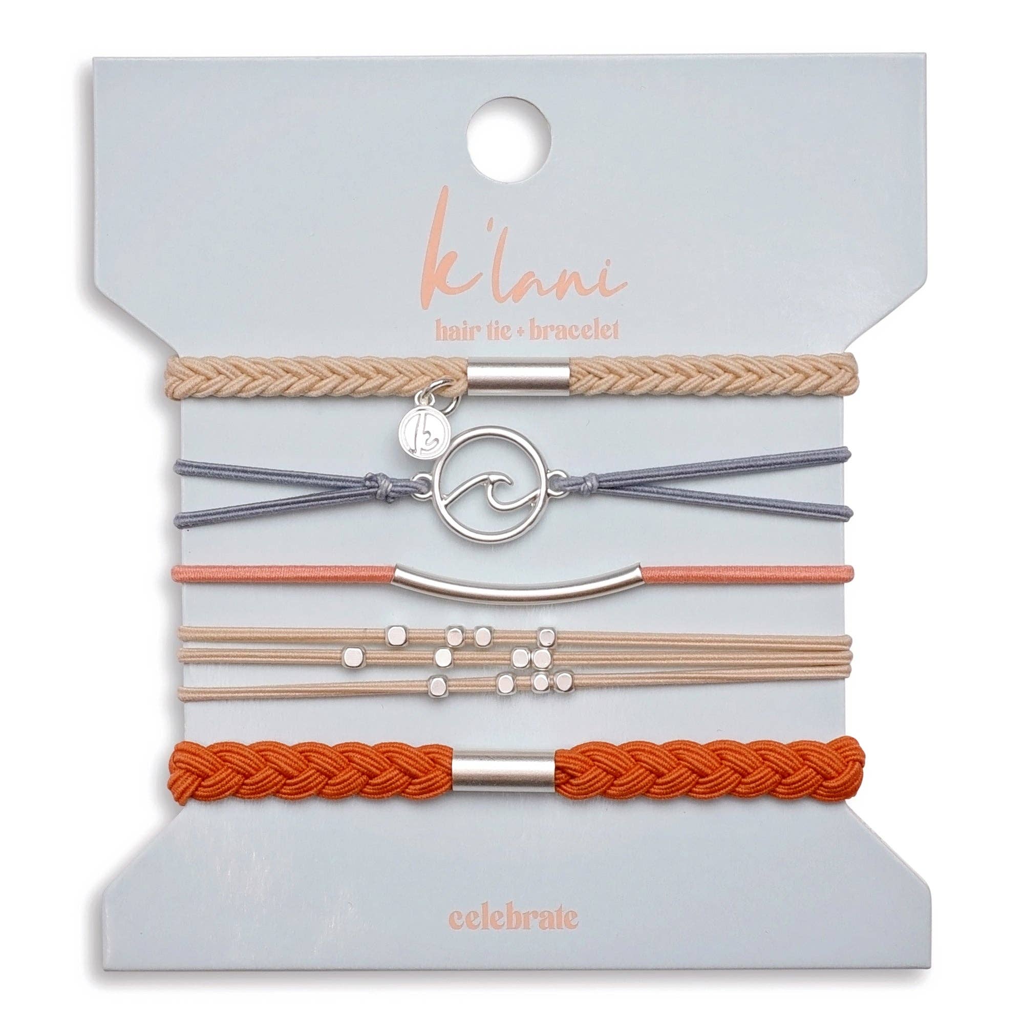 K'Lani hair tie bracelets - Celebrate