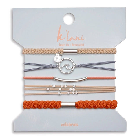 K'Lani hair tie bracelets - Celebrate