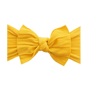 Baby Bling Bows - CABLE KNIT KNOT: assorted colors