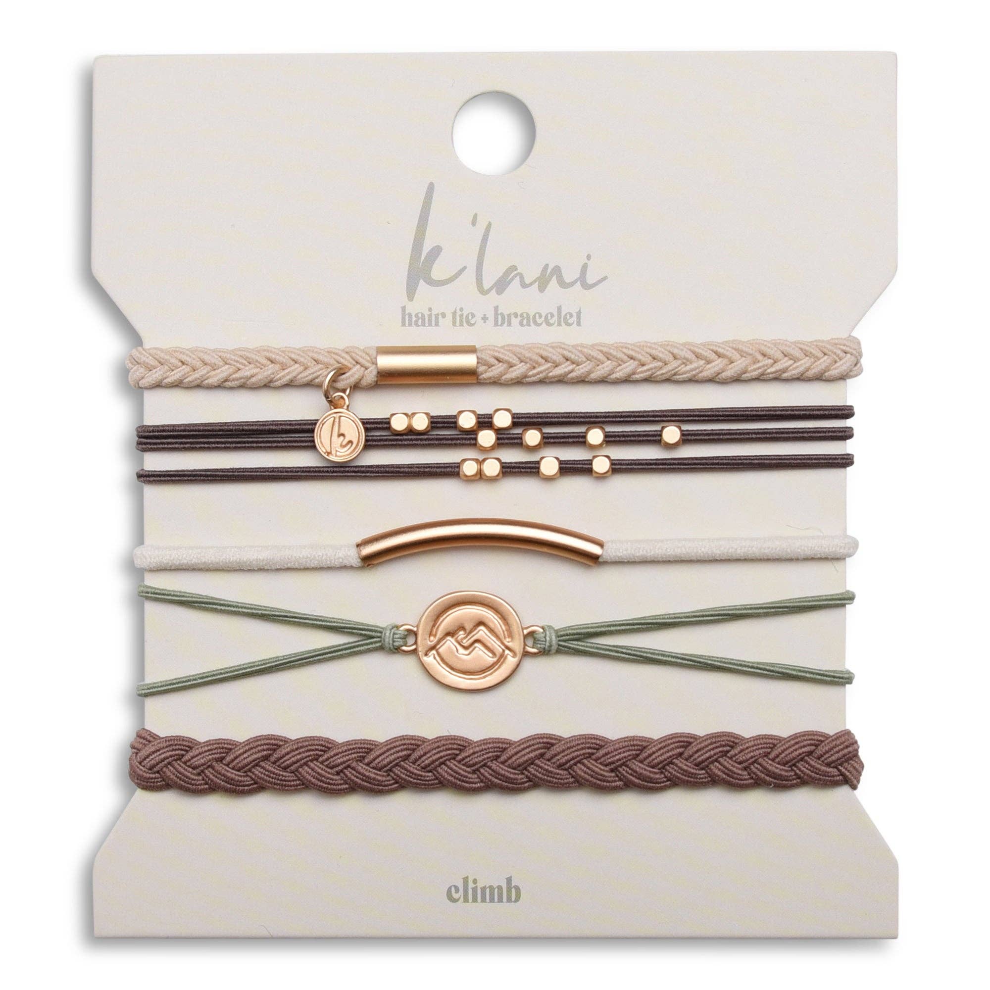 K'Lani hair tie bracelets - Climb