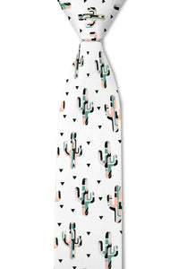 Sonoran - Southwest Cactus Tie: 3.25" Standard Tie - Lulu Bella Boutique