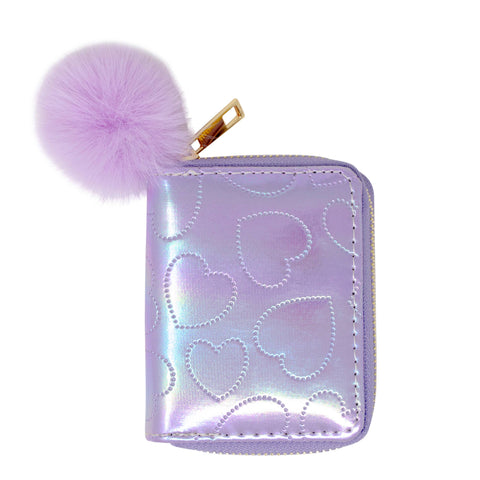 Tiny Treats and ZOMI GEMS - Shiny Dotted Heart Wallet - Lulu Bella Boutique
