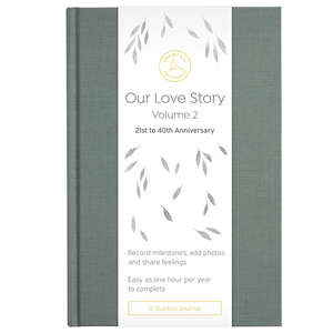 Promptly Journals - Our Love Story | Vol. 2 | Grey