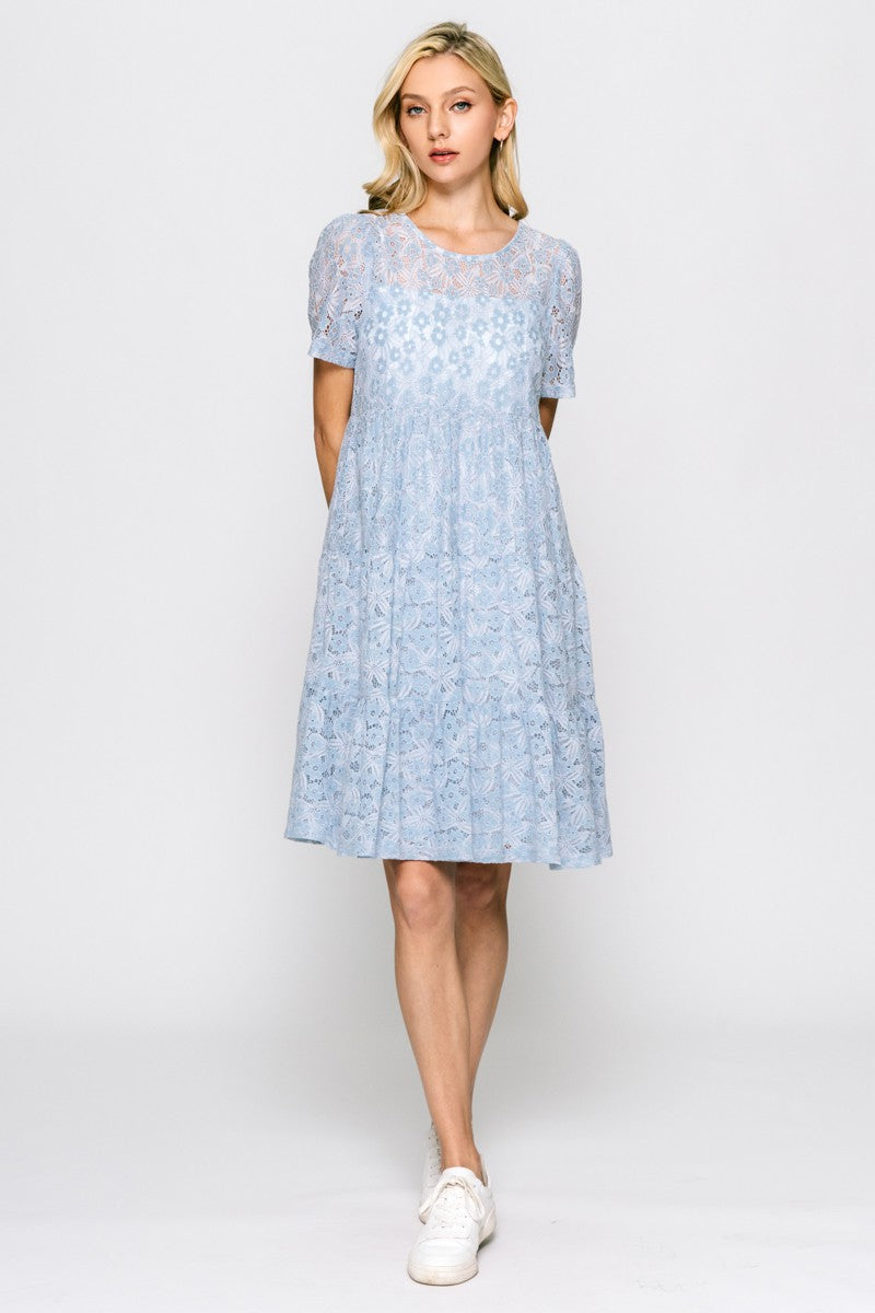 Bluebell Lace Midi Dress