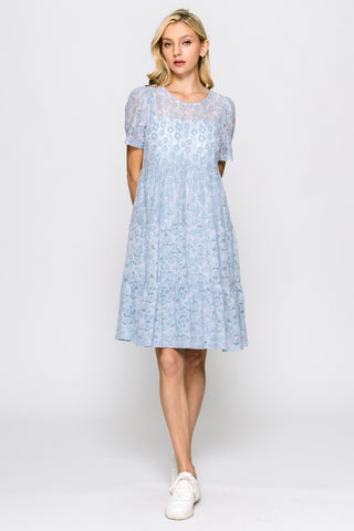 Bluebell Lace Midi Dress - Lulu Bella Boutique