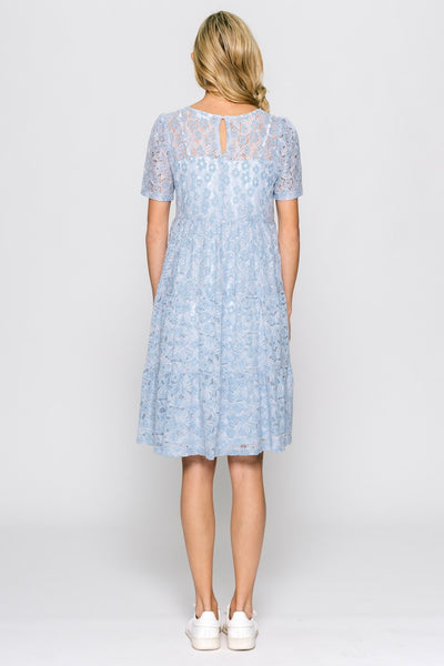 Bluebell Lace Midi Dress