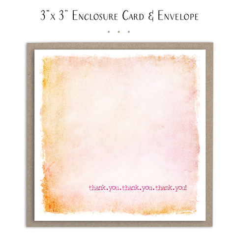 Susan Case Designs - Thank You Thank You - Mini Card - Lulu Bella Boutique