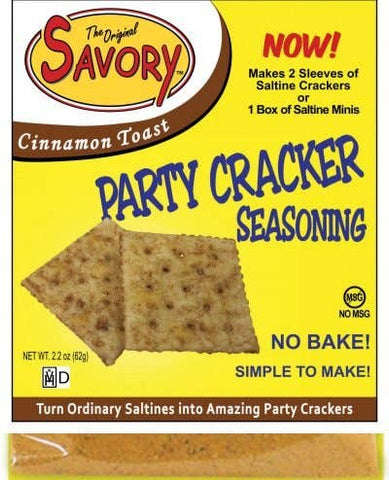 Savory Fine Foods LLC - Savory Party Cracker Seasoning - Cinnamon Toast