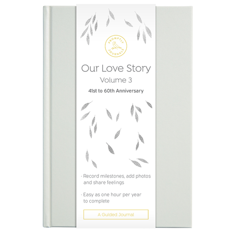 Promptly Journals - Our Love Story | Vol. 3 | White Dove - Lulu Bella Boutique