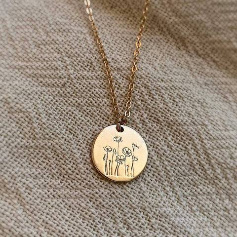 Mauve Jewelry Co. - Poppy Necklace - Lulu Bella Boutique