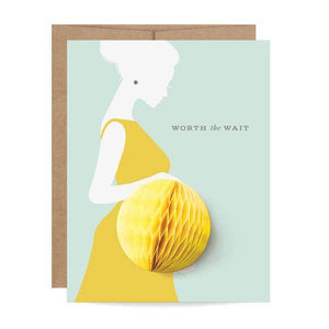 Inklings Paperie - Pop-up Baby Bump Pregnancy or New Baby Card - Lulu Bella Boutique